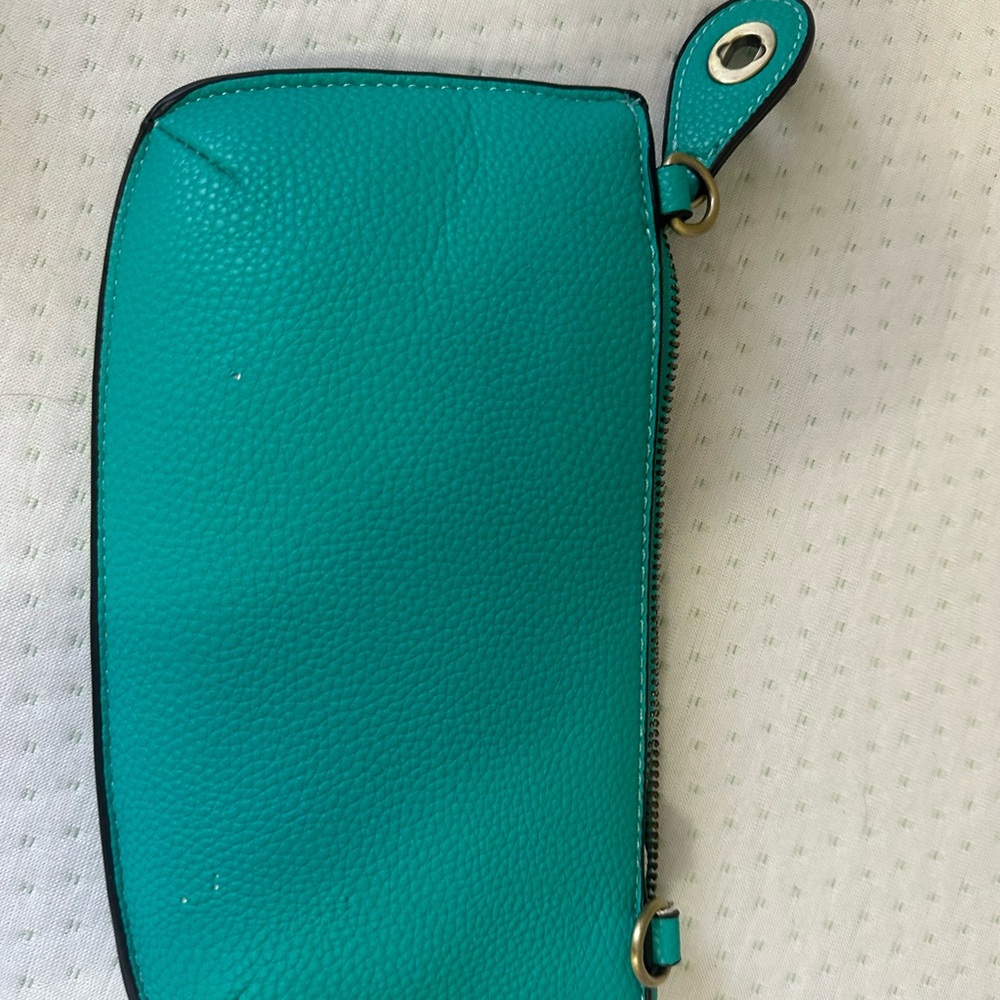 Elegant Teal Wristlet